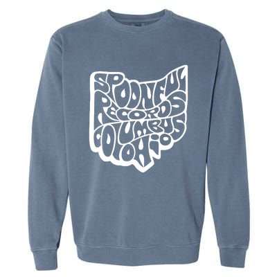 Spoonful Records Columbus Ohio Garment-Dyed Sweatshirt