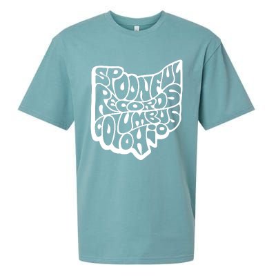 Spoonful Records Columbus Ohio Sueded Cloud Jersey T-Shirt