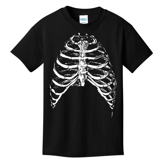 Skeleton Rib Cage Kids T-Shirt