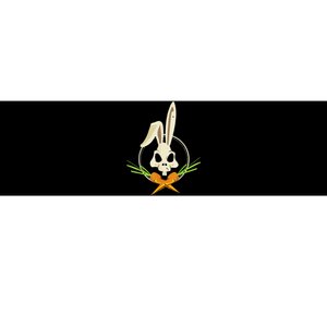 Skull Rabbit Crossbones Carrots Easter Day Emo Bumper Sticker