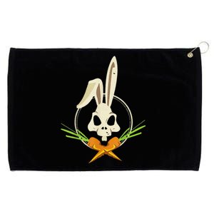 Skull Rabbit Crossbones Carrots Easter Day Emo Grommeted Golf Towel