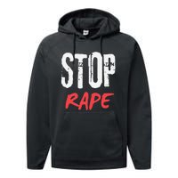 Ststop Rape Culture Awareness Performance Fleece Hoodie