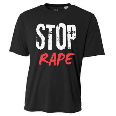 Ststop Rape Culture Awareness Cooling Performance Crew T-Shirt