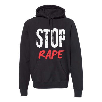 Ststop Rape Culture Awareness Premium Hoodie