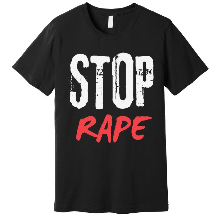 Ststop Rape Culture Awareness Premium T-Shirt