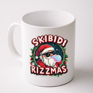 Skibid.I Rizzmass Celebration Merry Christmas Funny Santa Coffee Mug