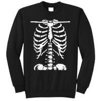 Skeleton Rib Cage Gifts Halloween Costume Tall Sweatshirt