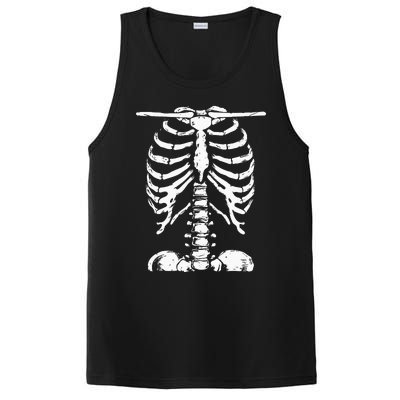 Skeleton Rib Cage Gifts Halloween Costume PosiCharge Competitor Tank