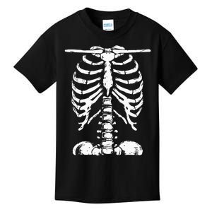 Skeleton Rib Cage Gifts Men Women Halloween Costume Kids T-Shirt