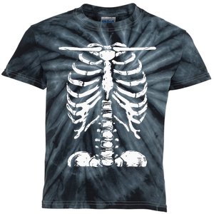 Skeleton Rib Cage Gifts Men Women Halloween Costume Kids Tie-Dye T-Shirt