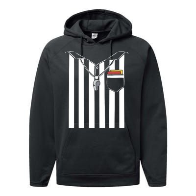 Soccer Referee Costume Performance Fleece Hoodie