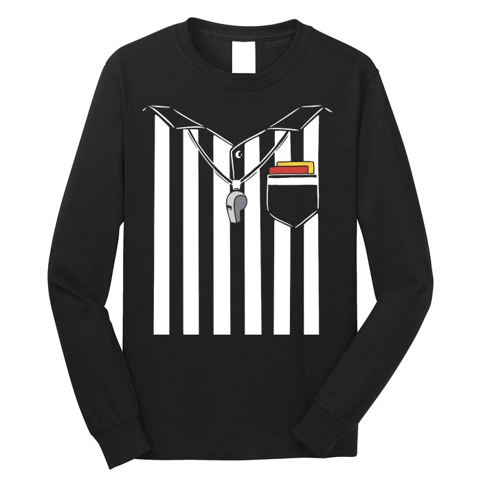 Soccer Referee Costume Long Sleeve Shirt