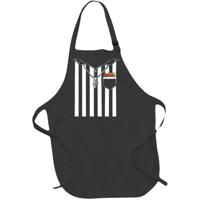 Soccer Referee Costume Full-Length Apron With Pockets