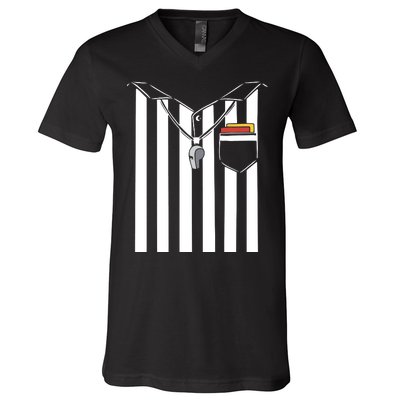 Soccer Referee Costume V-Neck T-Shirt