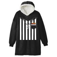 Soccer Referee Costume Hooded Wearable Blanket