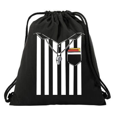 Soccer Referee Costume Drawstring Bag