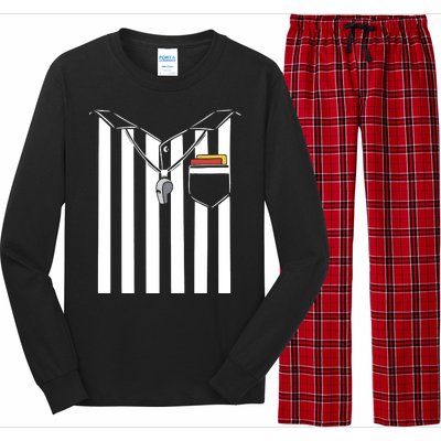 Soccer Referee Costume Long Sleeve Pajama Set