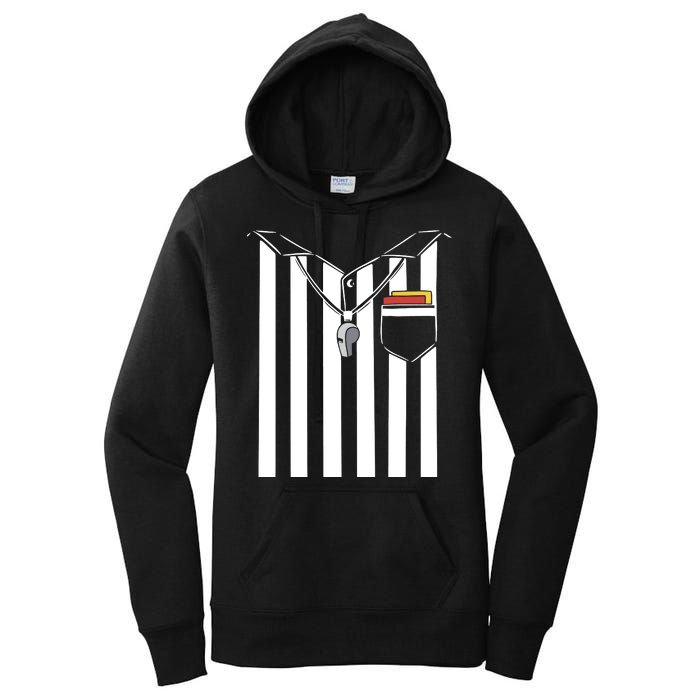 Soccer Referee Costume Women's Pullover Hoodie