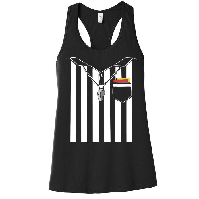 Soccer Referee Costume Women's Racerback Tank