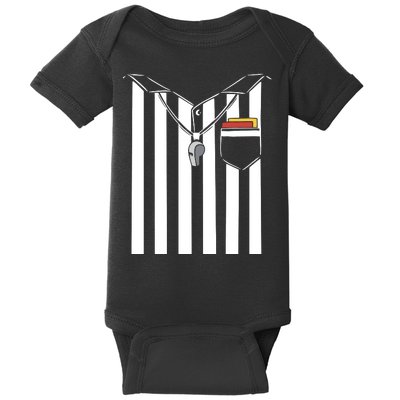 Soccer Referee Costume Baby Bodysuit