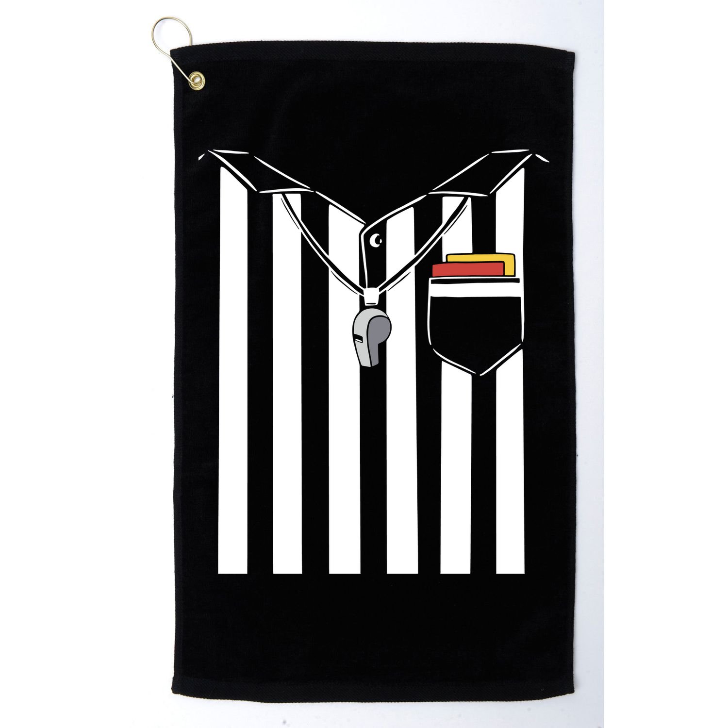 Soccer Referee Costume Golf Towel
