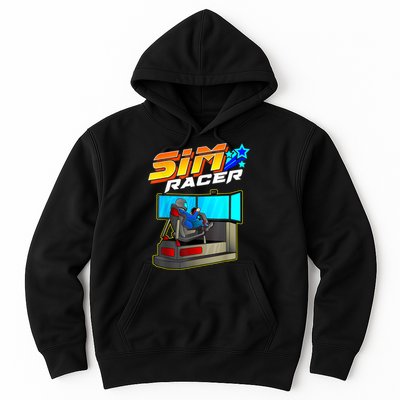 Sim Racer Car Racing And Driving Simulator Motion Rig Hoodie