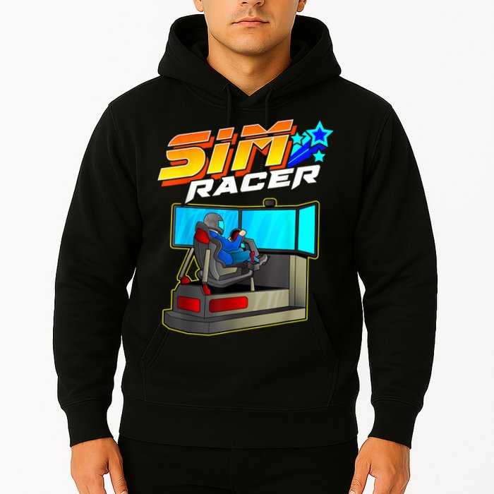 Sim Racer Car Racing And Driving Simulator Motion Rig Hoodie