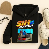 Sim Racer Car Racing And Driving Simulator Motion Rig Hoodie