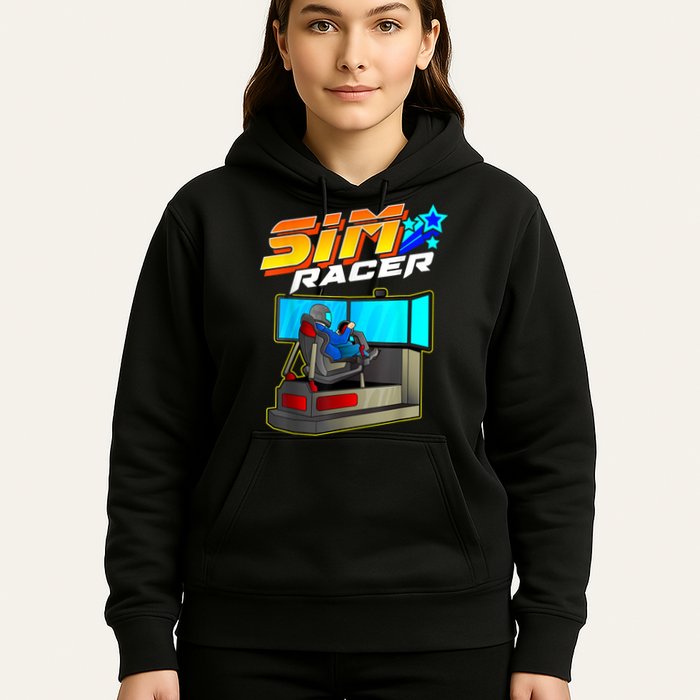 Sim Racer Car Racing And Driving Simulator Motion Rig Hoodie
