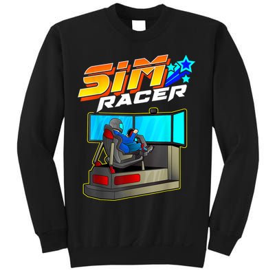 Sim Racer Car Racing And Driving Simulator Motion Rig Sweatshirt