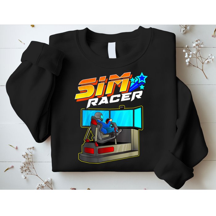 Sim Racer Car Racing And Driving Simulator Motion Rig Sweatshirt