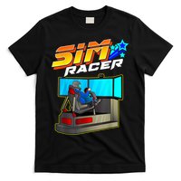 Sim Racer Car Racing And Driving Simulator Motion Rig T-Shirt