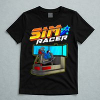 Sim Racer Car Racing And Driving Simulator Motion Rig T-Shirt
