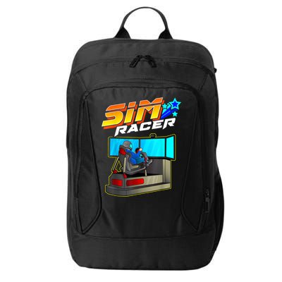 Sim Racer Car Racing And Driving Simulator Motion Rig City Backpack