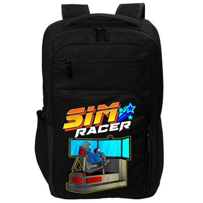 Sim Racer Car Racing And Driving Simulator Motion Rig Impact Tech Backpack