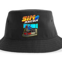 Sim Racer Car Racing And Driving Simulator Motion Rig Sustainable Bucket Hat