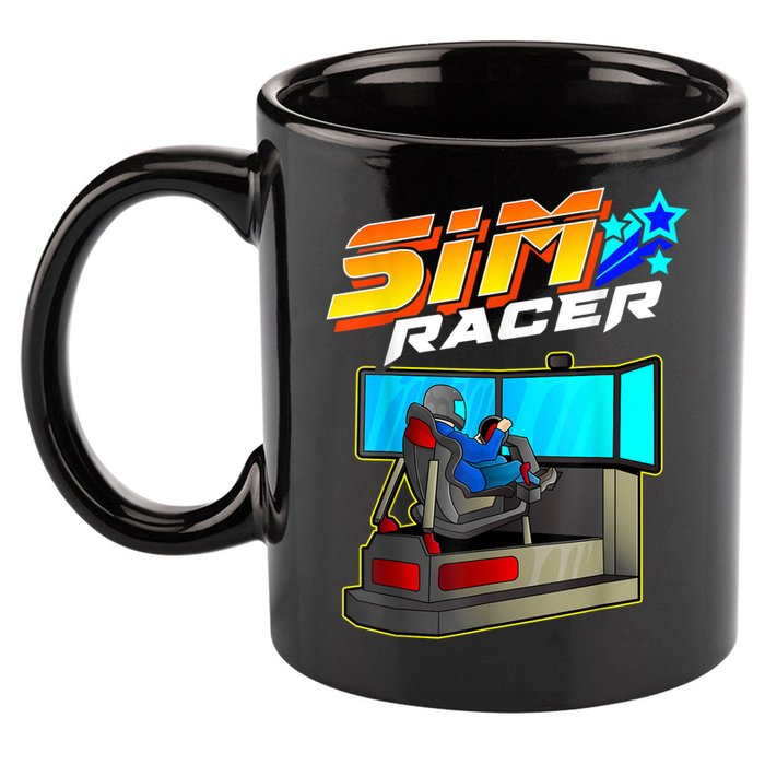 Sim Racer Car Racing And Driving Simulator Motion Rig 11oz C Handle Ceramic Mug