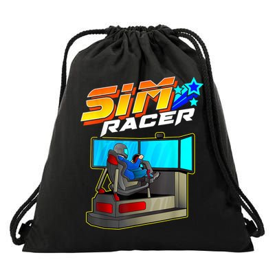 Sim Racer Car Racing And Driving Simulator Motion Rig Drawstring Bag