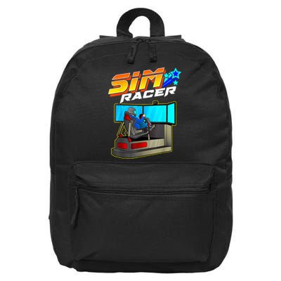 Sim Racer Car Racing And Driving Simulator Motion Rig 16 in Basic Backpack