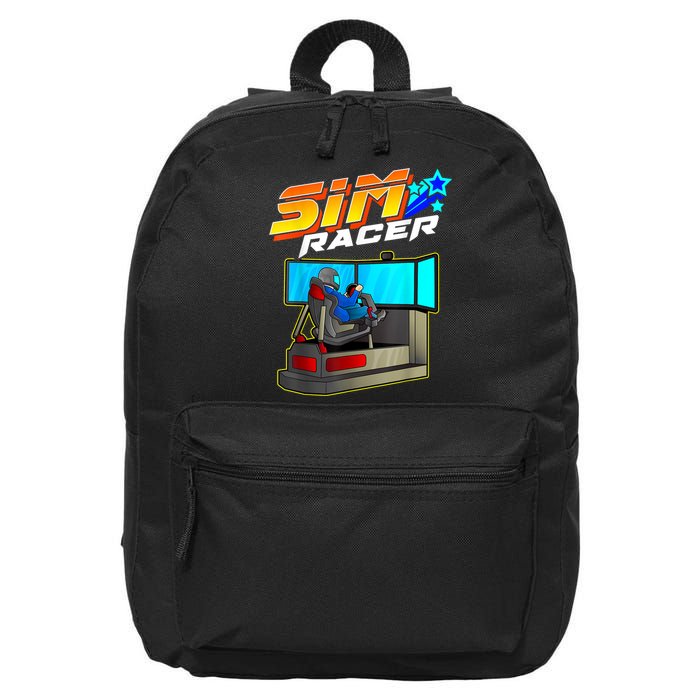 Sim Racer Car Racing And Driving Simulator Motion Rig 16 in Basic Backpack