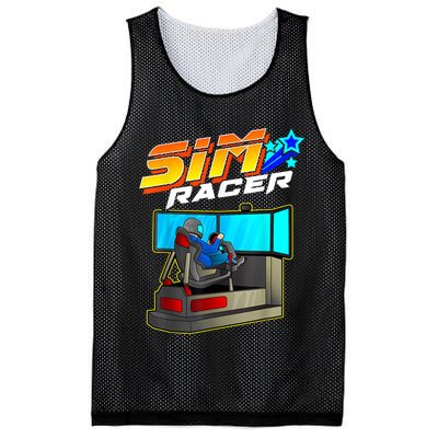 Sim Racer Car Racing And Driving Simulator Motion Rig Mesh Reversible Basketball Jersey Tank