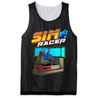 Sim Racer Car Racing And Driving Simulator Motion Rig Mesh Reversible Basketball Jersey Tank