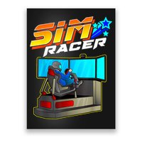 Sim Racer Car Racing And Driving Simulator Motion Rig Poster