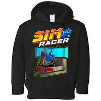 Sim Racer Car Racing And Driving Simulator Motion Rig Toddler Hoodie