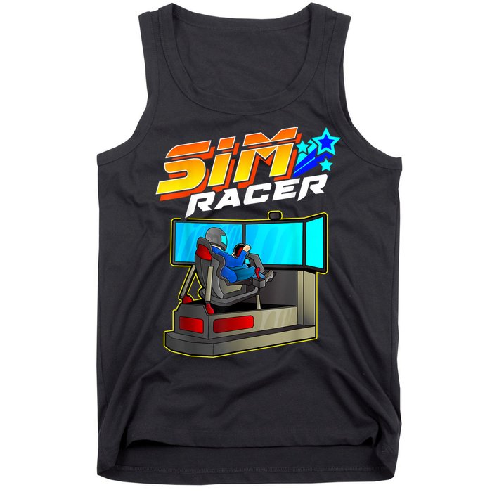 Sim Racer Car Racing And Driving Simulator Motion Rig Tank Top