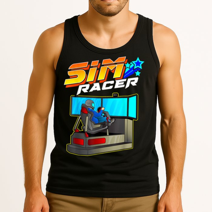 Sim Racer Car Racing And Driving Simulator Motion Rig Tank Top