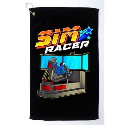 Sim Racer Car Racing And Driving Simulator Motion Rig Golf Towel
