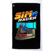 Sim Racer Car Racing And Driving Simulator Motion Rig Golf Towel