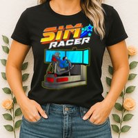 Sim Racer Car Racing And Driving Simulator Motion Rig Womens T-Shirt