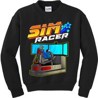 Sim Racer Car Racing And Driving Simulator Motion Rig Kids Sweatshirt